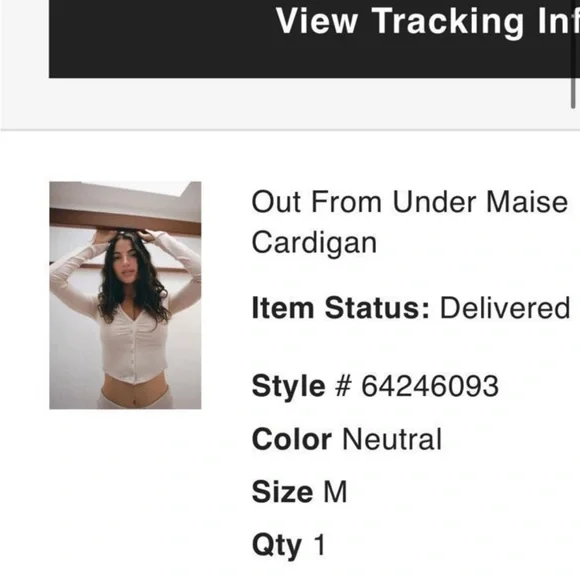 Urban outfitters Out From Under Maise Cardigan blouse - Picture 3 of 4